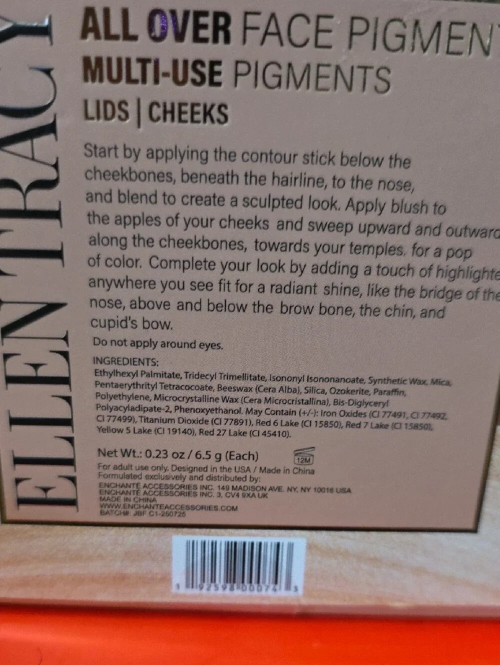 Ellen Tracy Trio Multi-Use Face Pigments — Pink & Tan Tones